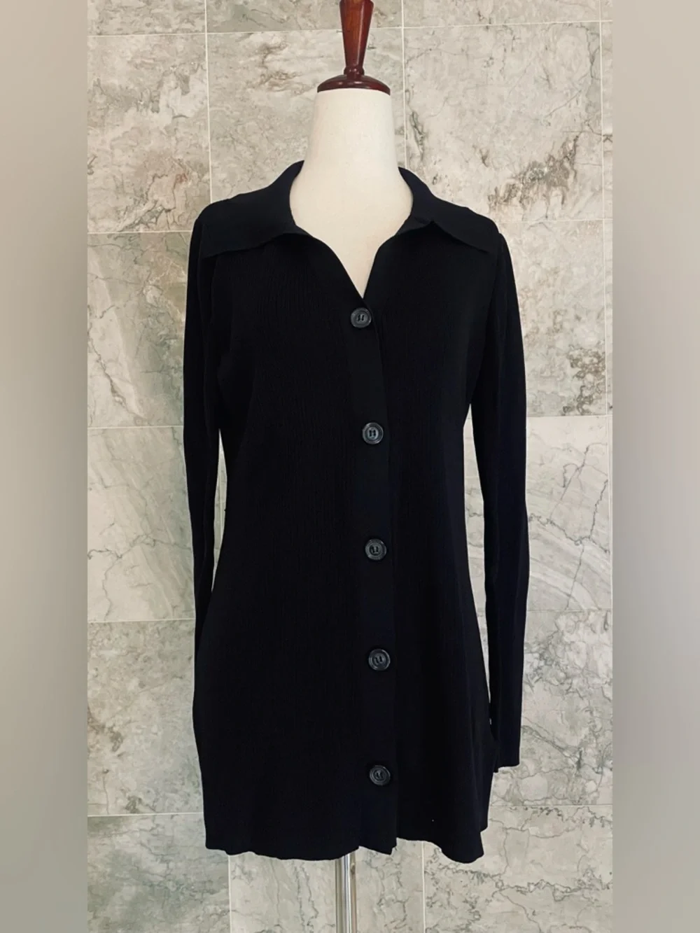The Drop Constance Ribbed Cardigan Long Sleeve Sweater - Picture 2 of 8